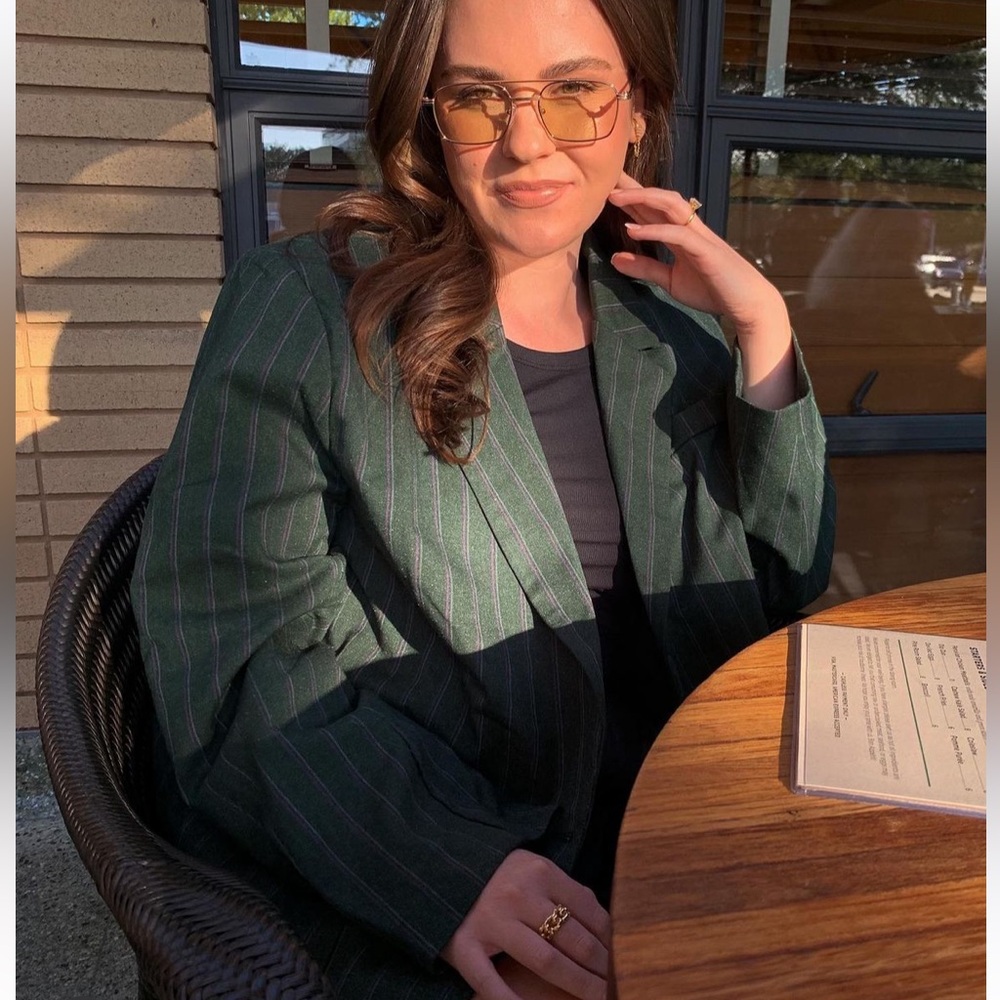 Nasty gal green blazer